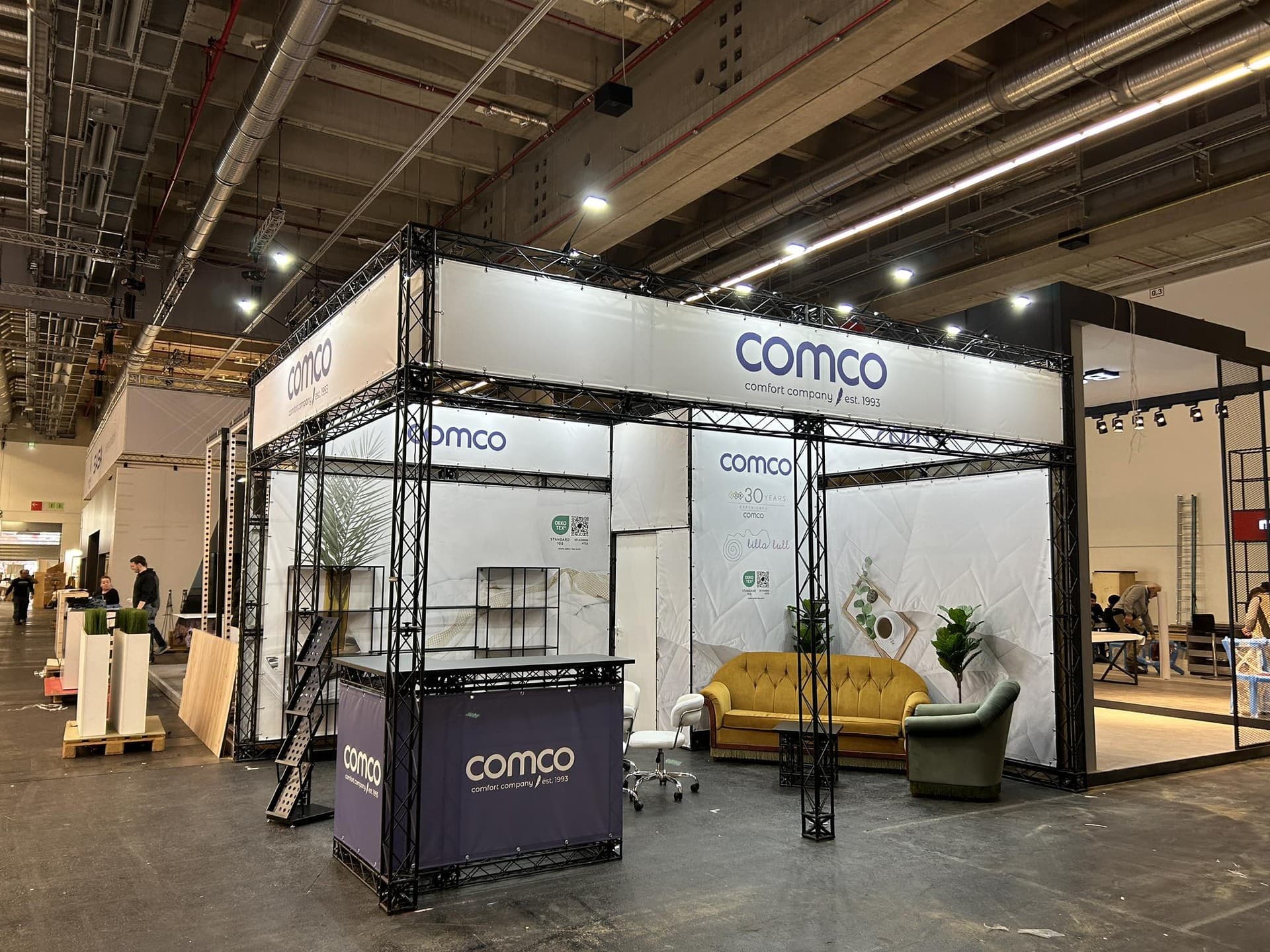 COMCO 5x4m izstāžu stends Frankfurtē