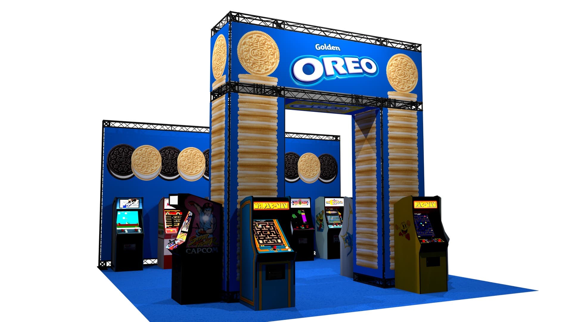 Oreo izstāžu stends